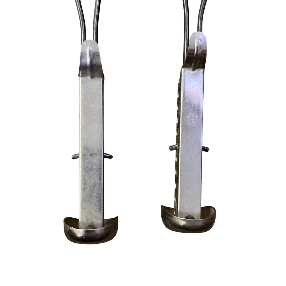 Vintage EKCO Metal Shoe Trees Stretchers Adjustable Small Child Used 40s - Picture 3 of 11